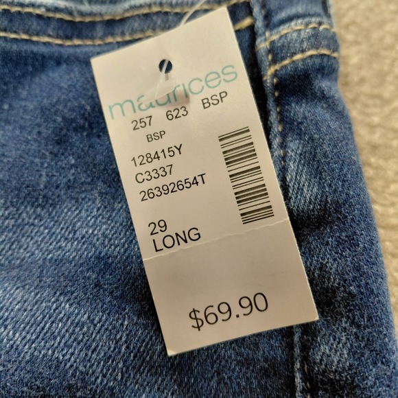 KanCan Jeans Women 29 Flare Button Fly High Rise Medium Wash Stretch Denim 29x34 - Picture 14 of 16